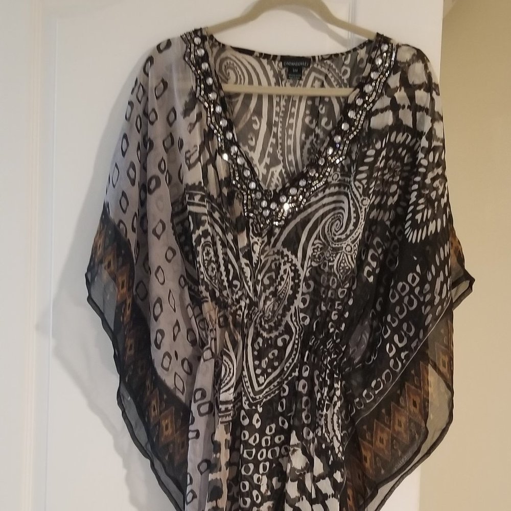 Pretty Beach Coverup.  By Cynthia Rowley. Size S/M.